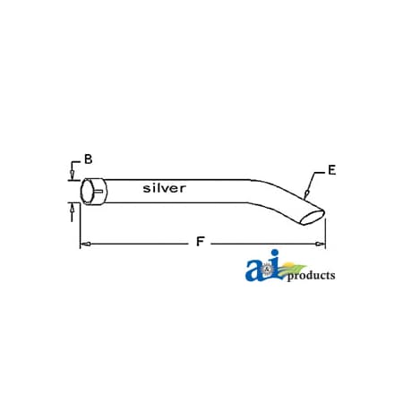 A & I Products Extension Pipe 26" x4" x4" A-34219-12410